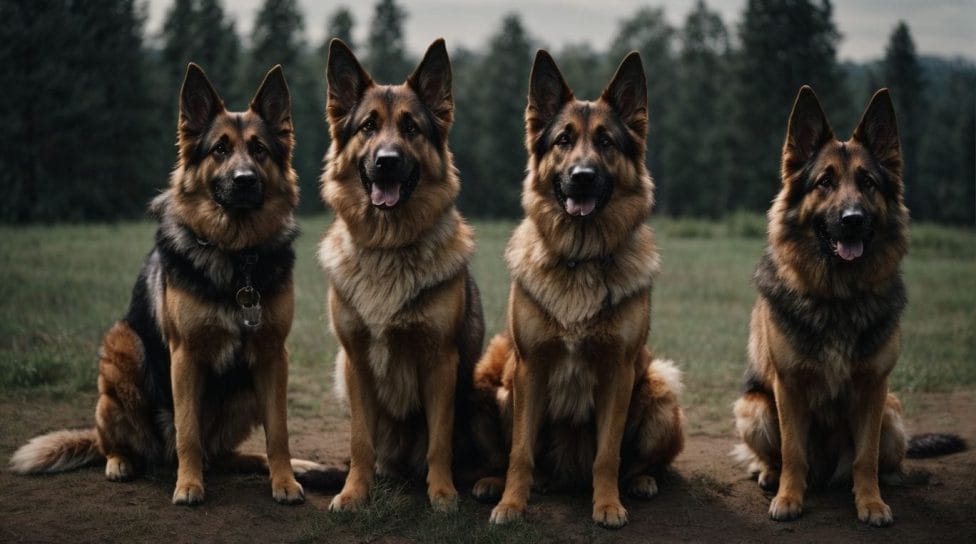 History of German Shepherd Dogs - Types of German Shepherd Dogs 
